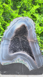 Amethist geode met Agaat (4186 gr/20.5 cm)