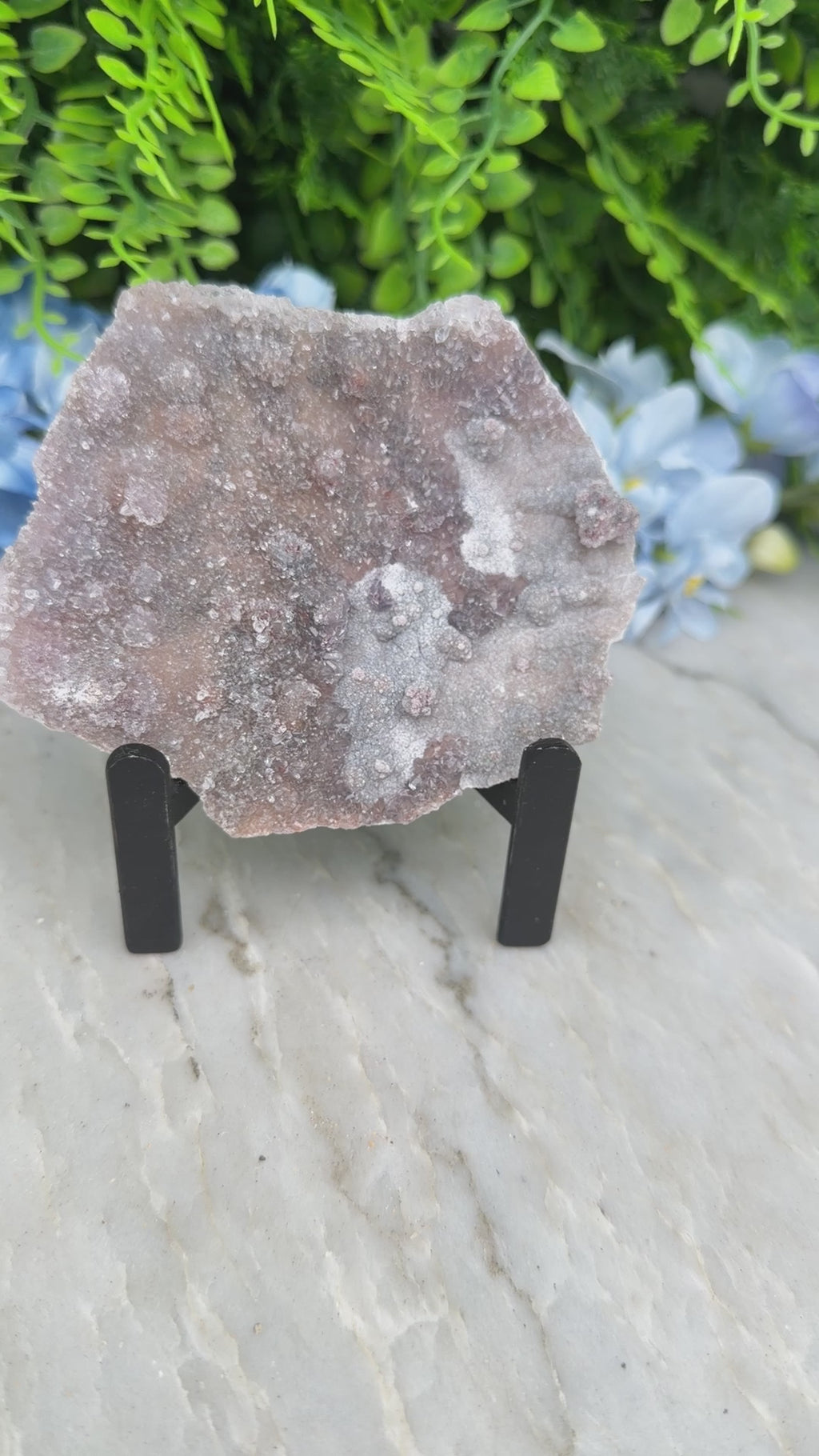 Amethist flower op standaard (110 gr/10 cm)