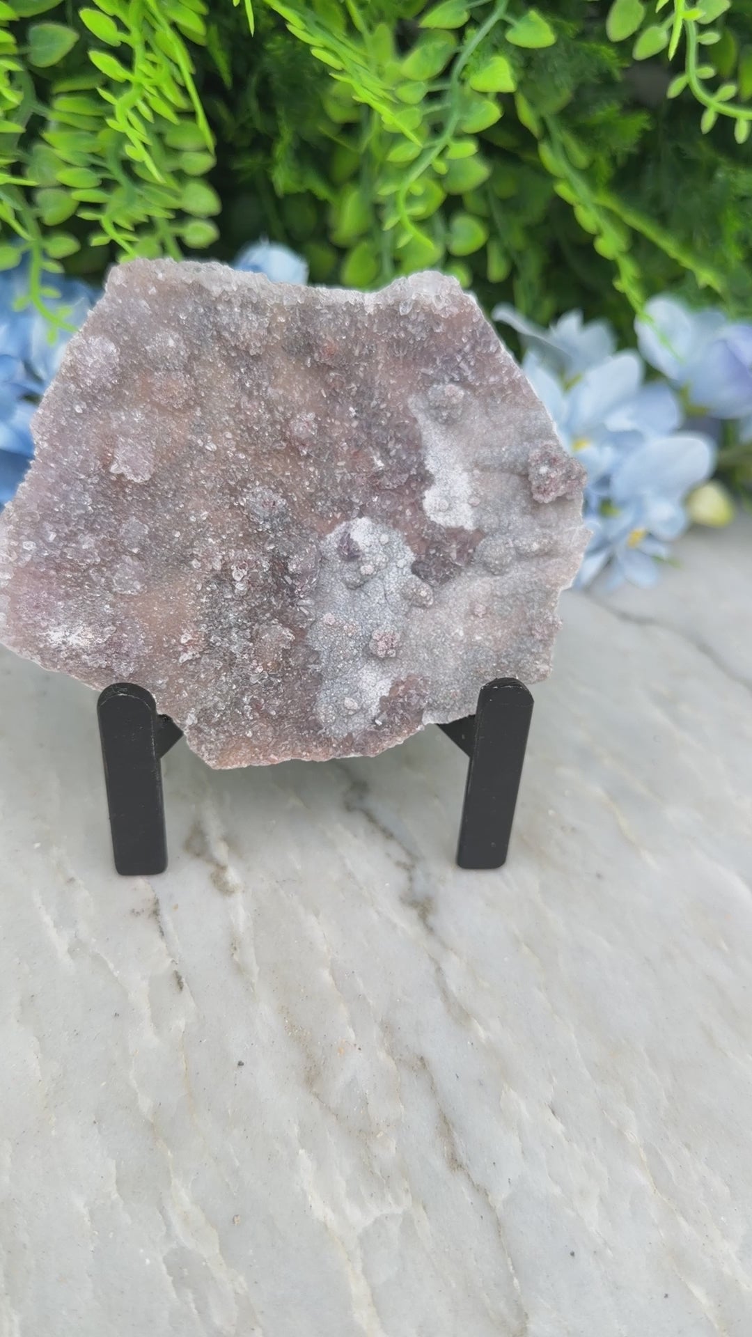 Amethist flower op standaard (110 gr/10 cm)