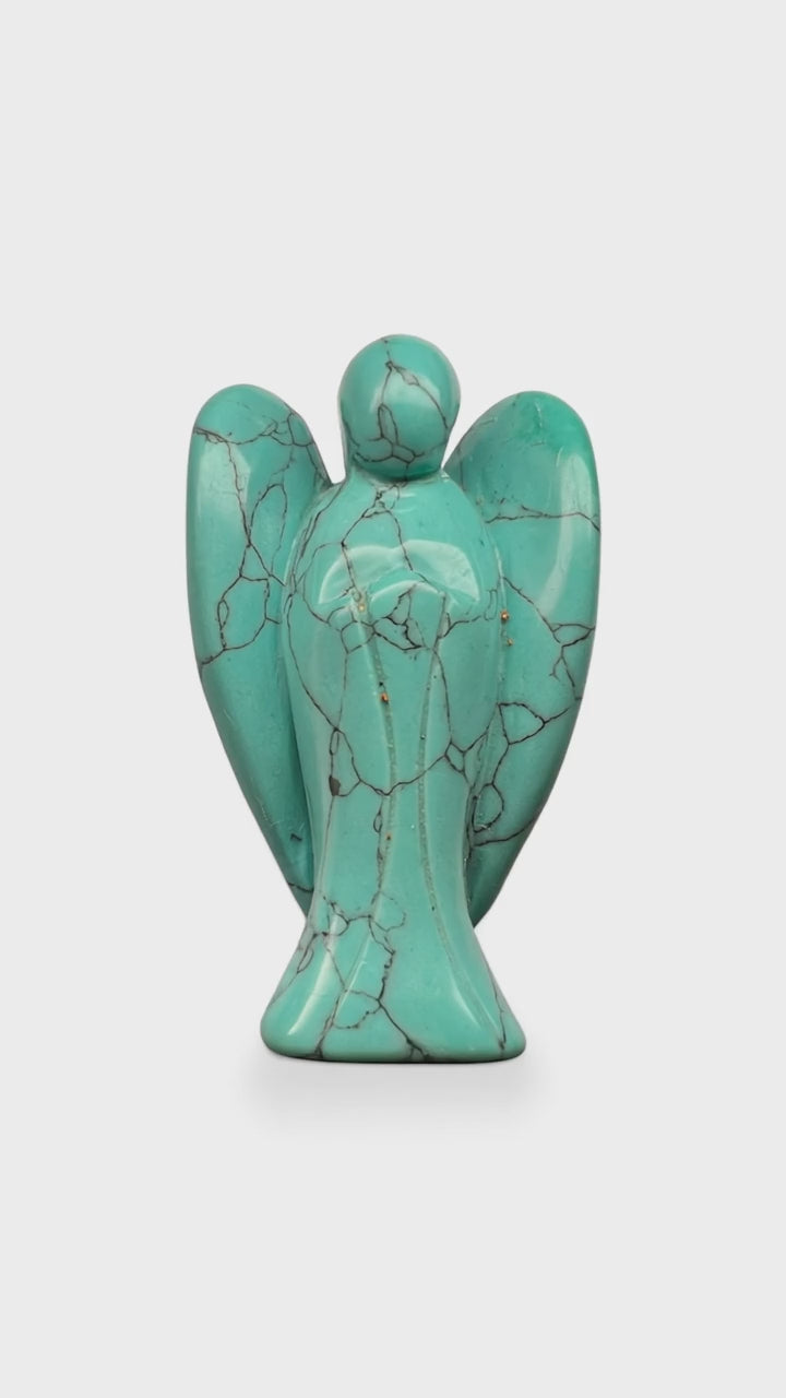 Video wird geladen: Türkisfarbener Engel, 6 cm