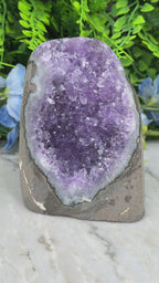 Amethist (Uruguay) cluster cut base (720 gr/11 cm)