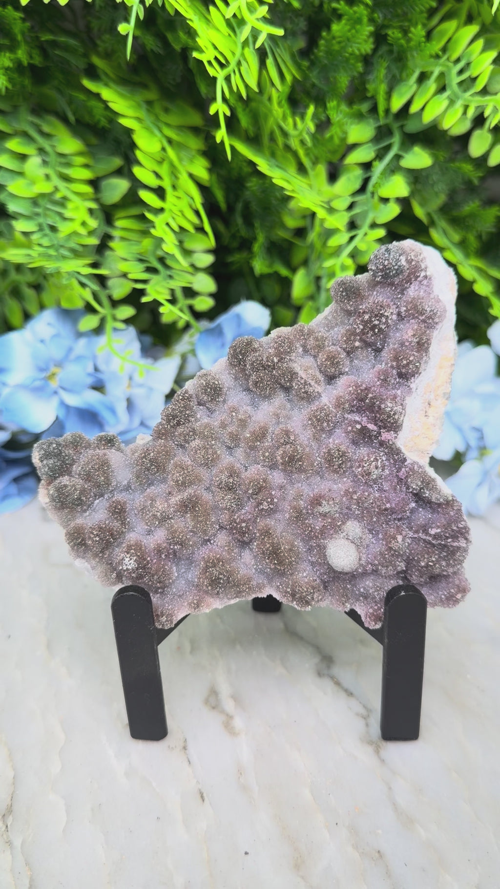 Amethist flower op standaard (226 gr/11 cm)