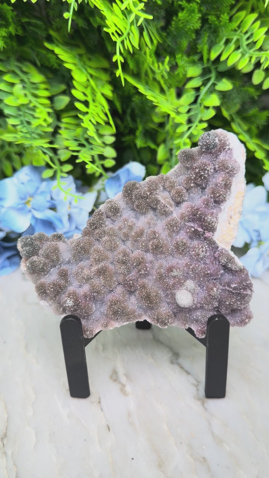 Amethist flower op standaard (226 gr/11 cm)