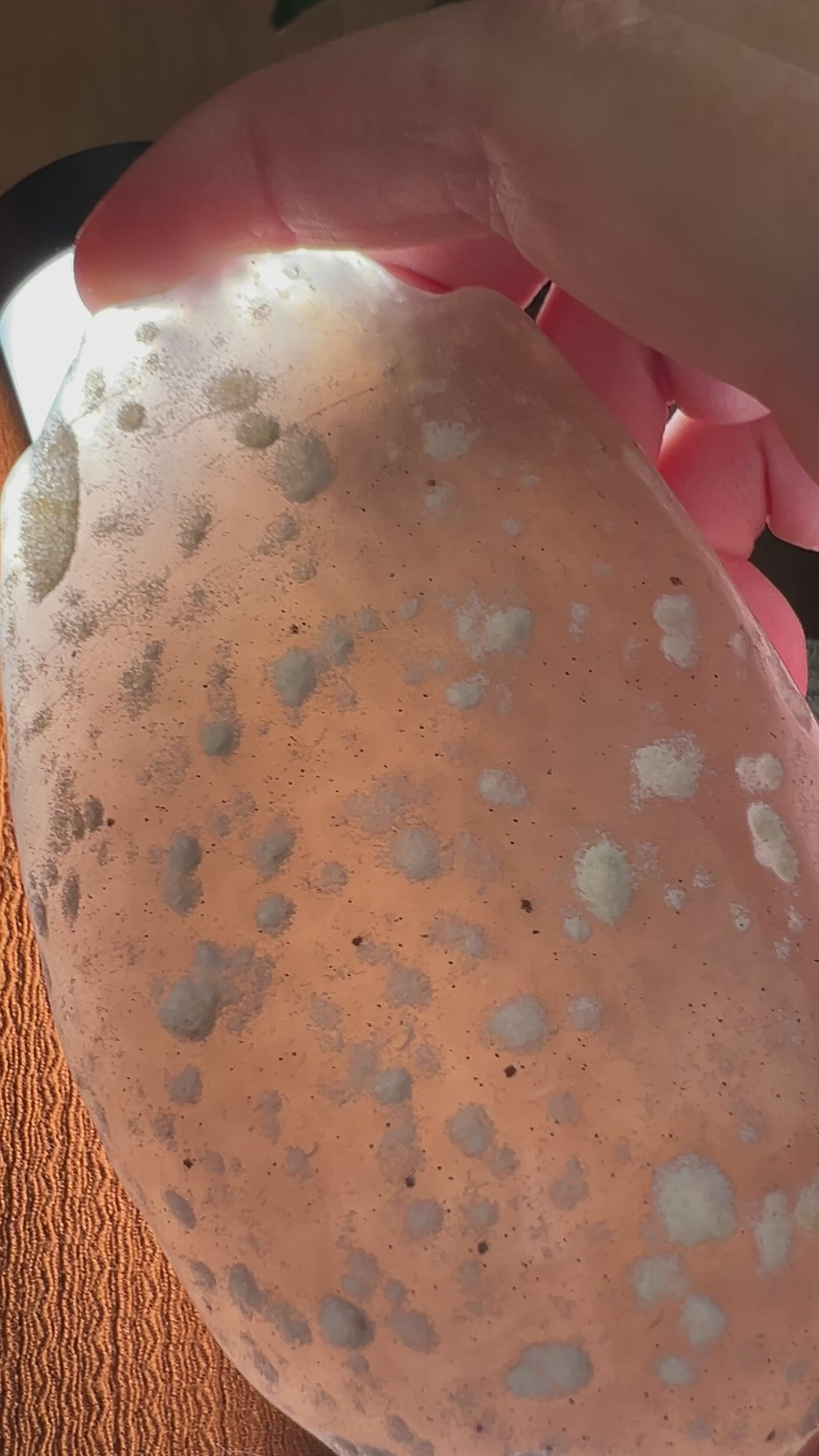 Brasilianischer Wasserachat mit eingeschlossenem Wasser – 328 Gramm