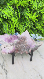 Amethist flower op standaard (1142 gr/21 cm)