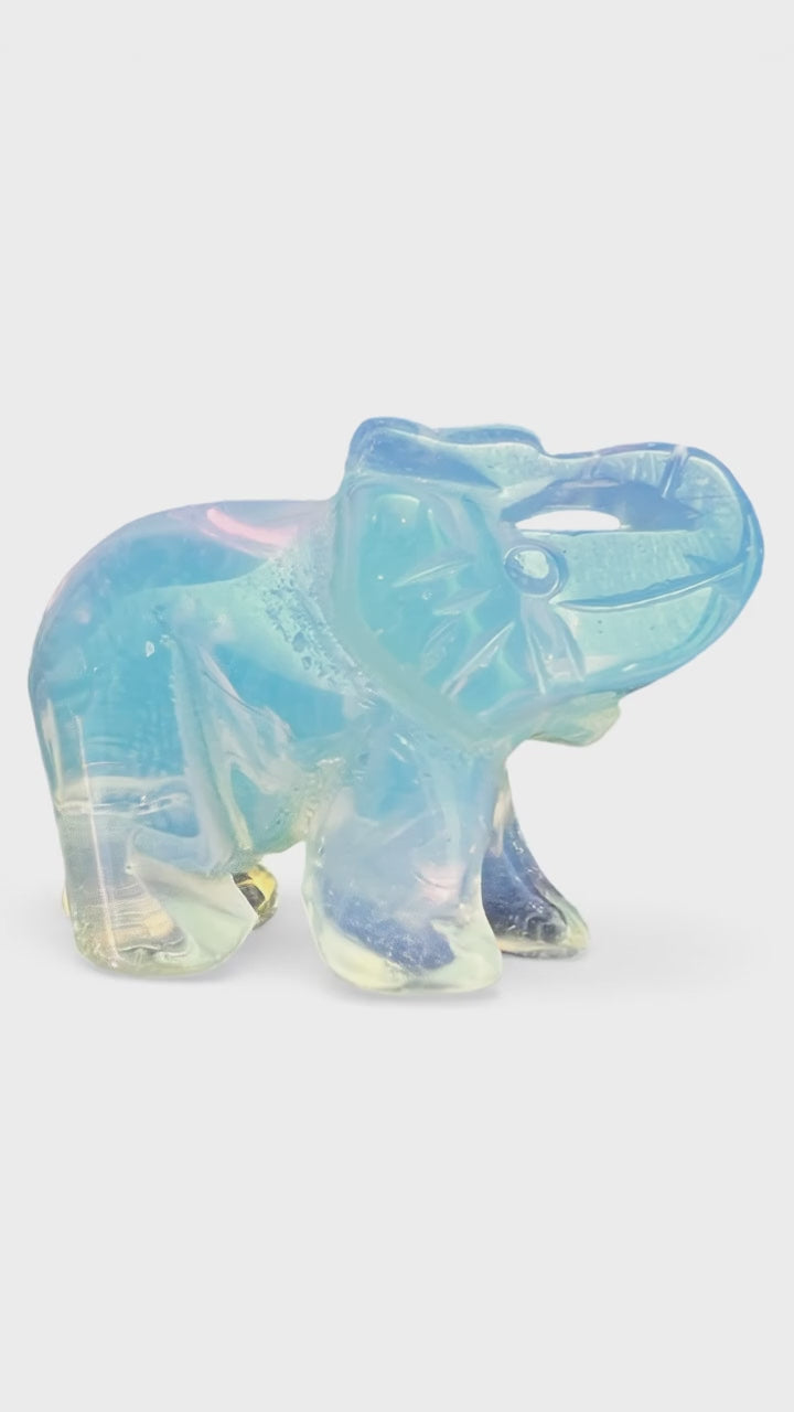 Opal-Elefant 3 cm