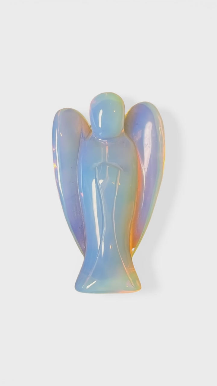 Loading video: Opalite angel, 6 cm