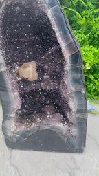 Amethist met Calciet en Agaat Geode XL