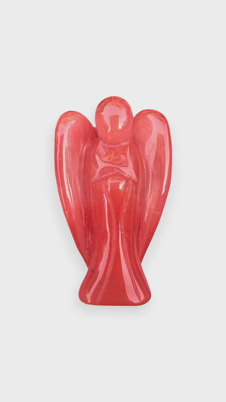 Kirschquarz-Engel, 6 cm