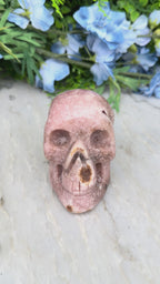 Druzy Roze Amethist schedel hoge kwaliteit en handgeslepen (366 gr/8.5 cm)